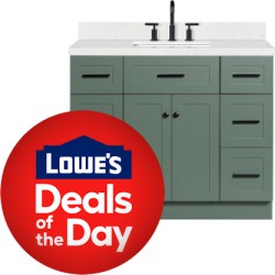 Lowe's Deal of the Day: Save up to 55% off Select Bathroom Vanities Today Only