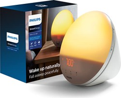 Philips SmartSleep Wake-up Light with Sunrise & Sunset Simulation - $76.29