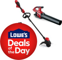 Lowe's Deal of the Day: Up to 50% off on Select Toro Outdoor Tools & Equipment