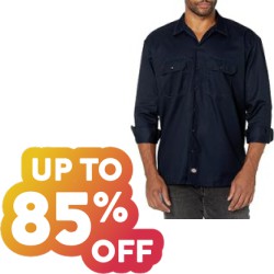 Save up to 85% off on Dickies Apparel & Accessories for Men & Women at Amazon