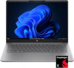 HP OmniBook 3 14" 2K OLED Laptop w/ 256GB SSD, Snapdragon X - $449.99