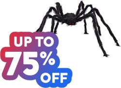 Save up to 75% off on a Selection of Outdoor Halloween Decor Items at Walmart