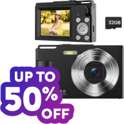 Up to 50% off Select Digital Cameras for Kids & Adults at Amazon with Prime S&H