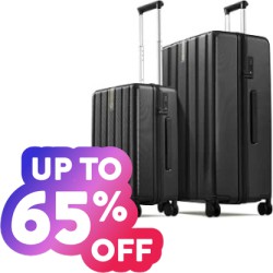 Save up to 65% off on 100s of Luggage and Travel Gear at Amazon with Prime S&H