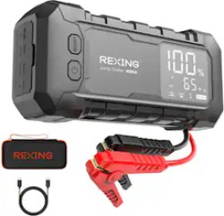 Rexing 4,000A Jump Starter, 12V Battery Booster & 65W Quick Charger - $99.99