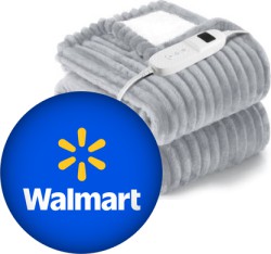 Up to 65% off on September Electric Heated Blankets & Warming Throws at Walmart
