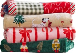 Member's Mark Holiday Lounge Throws, 60" x 70" in Many Styles - $10.88 Each