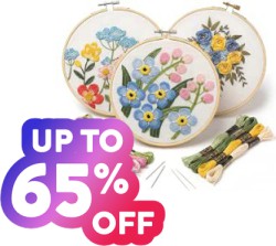Save up to 65% off on Select Needlework Kits & Supplies at Amazon w/ Prime S&H