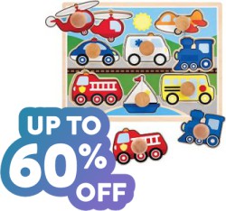 Save up to 60% off on Hundreds of Melissa & Doug Toys at Amazon with Prime S&H