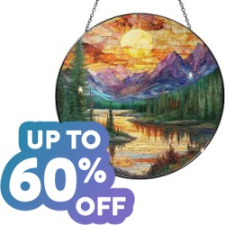Save up to 60% off on Select Styles of Suncatchers at Amazon w/ Prime Shipping
