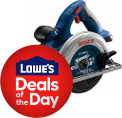 Deal of the Day at Lowe's: Save up to $110 off on Select Bosch Power Tools Today