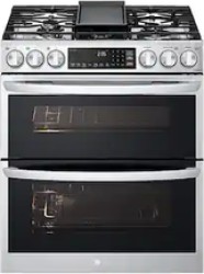 LG 6.9 cu.ft. Smart Slide-in Double Oven Gas Convection Range - $2,199.99 Today