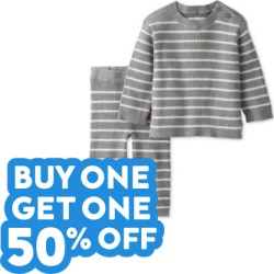 Buy 1, Get 1 50% off on Hundreds of Styles of Baby & Toddler Clothing at Target