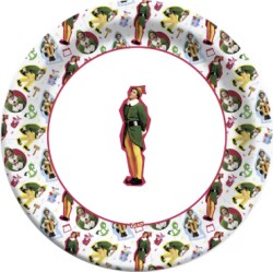 Glad 32-Count Elf Movie Holiday Paper Plates in 4 Designs - $6.78 Per Pack