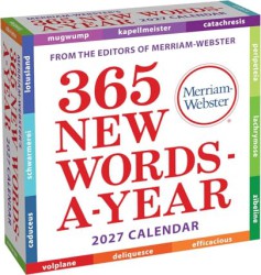 Merriam-Webster's 365 New Words-A-Year 2027 Day-to-Day Calendar - $14.39