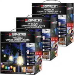 Monster 72' Smart String Lights with 36 Total LED Lights - $99.99 Shipped Free