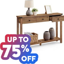 Save up to 75% off on Hundreds of Entryway Furniture Clearout Deals at Wayfair