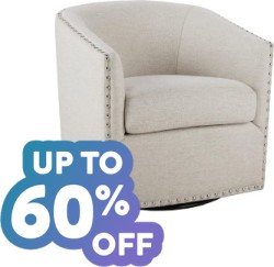 Save up to 60% off on 100s of Styles of Living Room Furniture Items at Amazon