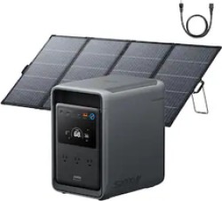 Anker SOLIX S2000 Power Station with 400W Bifacial Solar Panel - $1,149.99