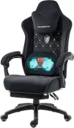Dowinx Gaming Chair with Heated Massage & Lumbar Support - $139.99 Today