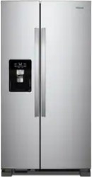 Whirlpool 25 cu.ft. Side-by-Side Refrigerator in Stainless Finish - $1,179.99 Today