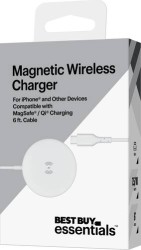 Best Buy essentials 10W Magnetic Wireless Charger for MagSafe or Qi - $5.99