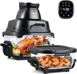 Costway 4.4 & 1.8-Quart Dual Glass Container Air Fryer - $65.99 Shipped Today