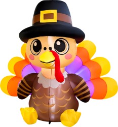 Goosh 6' Inflatable Thanksgiving Turkey with LED Lighting - $59.99 Shipped Free