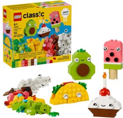 LEGO Classic Creative Food Friends 150-Piece Pretend Food Building Set - $6.29