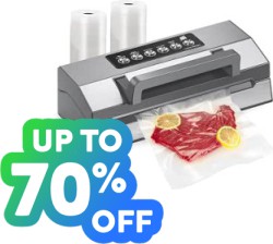 Save up to 70% off on Select Vacuum Sealers at Amazon with Free Prime Shipping