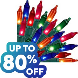 Up to 80% off on 100s of Seasonal Lighting Items at Amazon with Prime Shipping