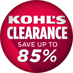 Clearance Sale: Up to 85% off + $10 off $25 + 15% off Home + Earn Kohl's Cash