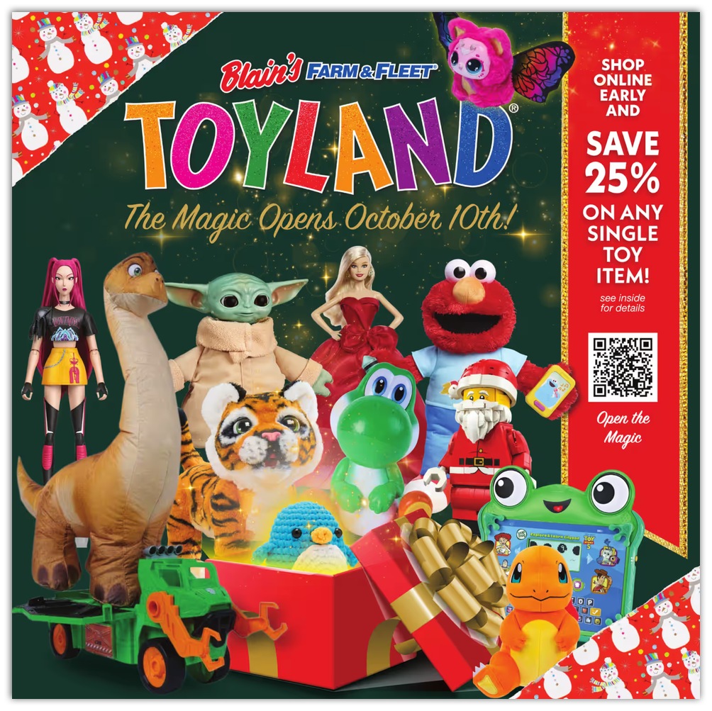Page 1 of the Farm & Fleet Toy Catalog