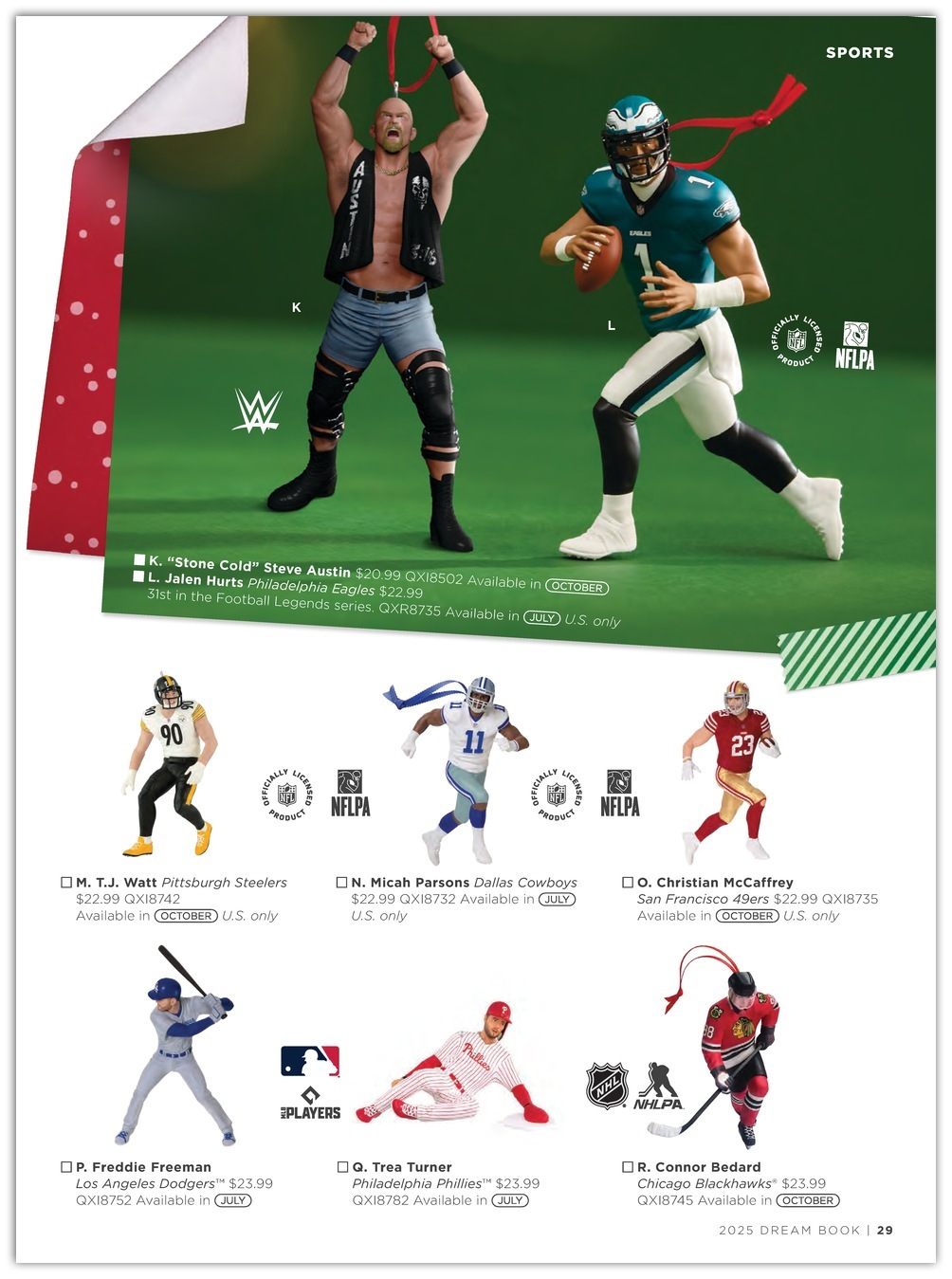 Page 31 of the Hallmark Dream Book Catalog