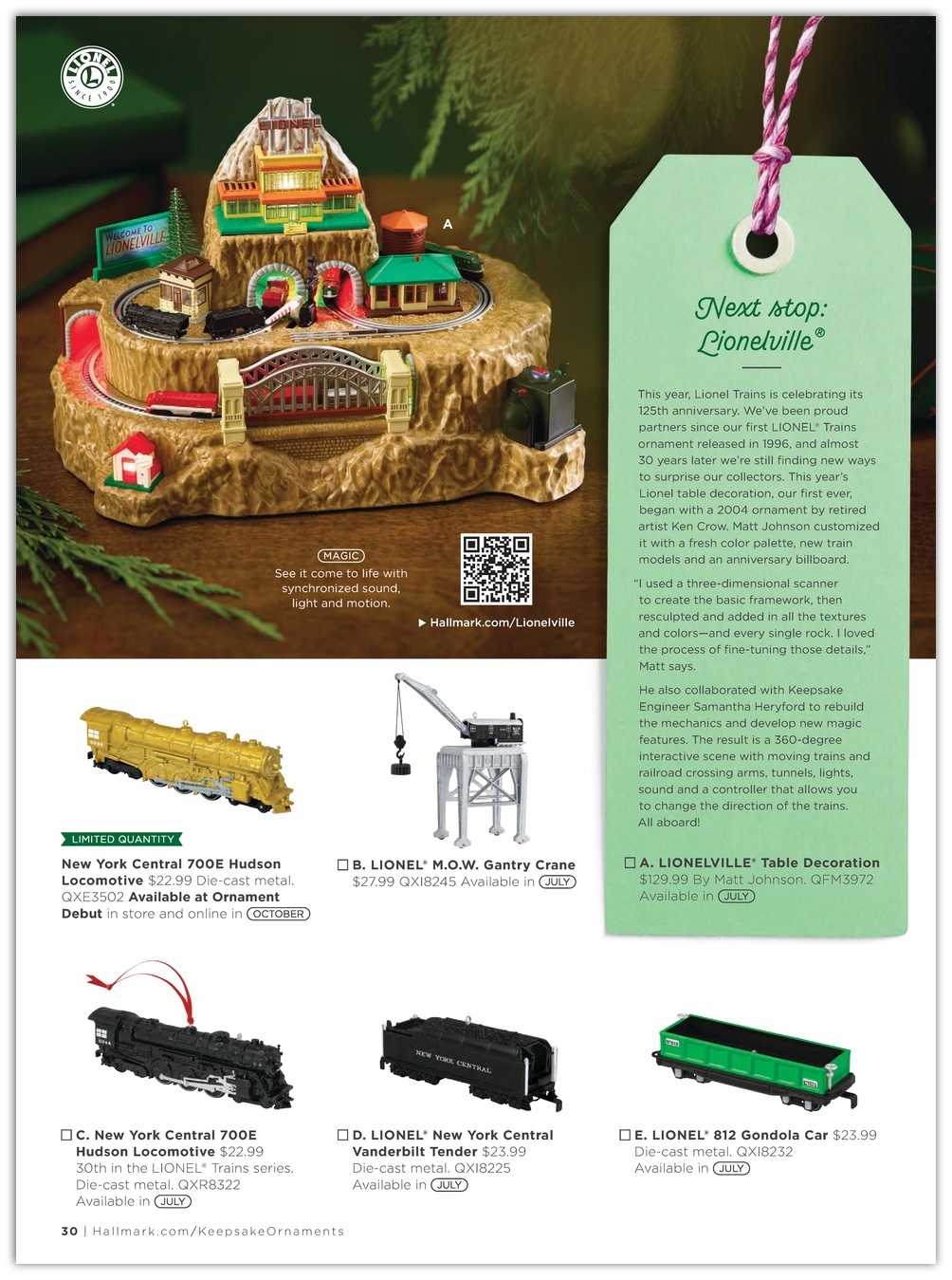 Page 32 of the Hallmark Dream Book Catalog