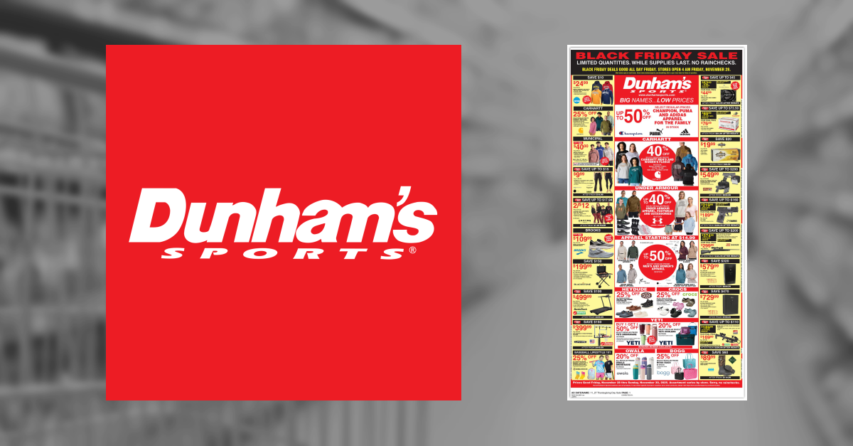 Dunham's 2023 Black Friday Sale GottaDEAL